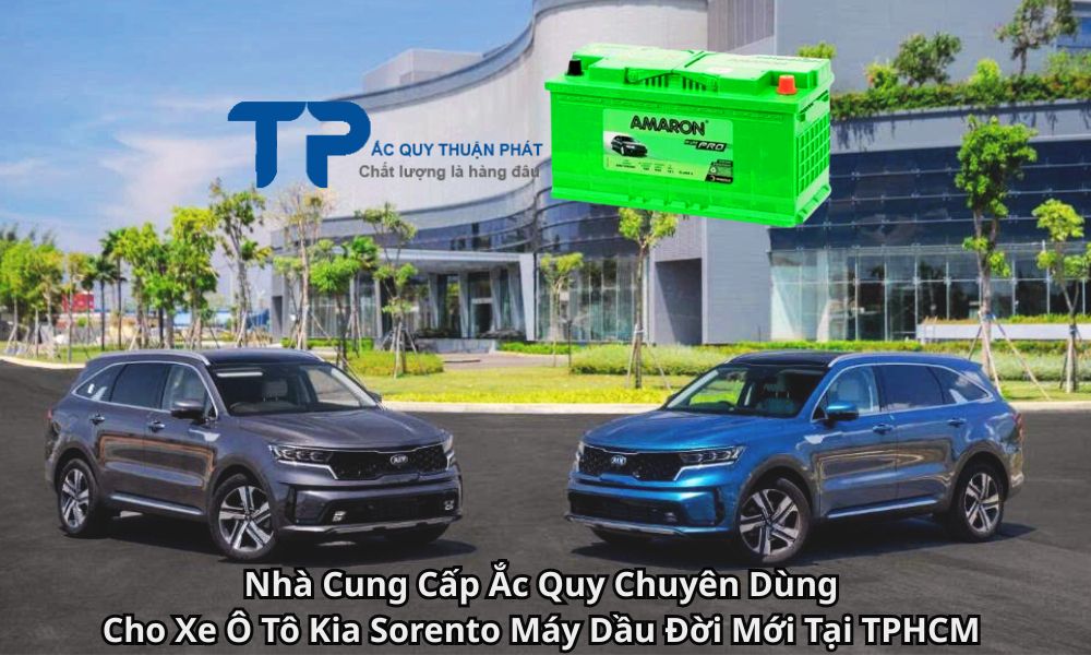 Nhà Cung Cấp Ắc Quy Chuyên Dùng Cho Xe Ô Tô Kia Sorento Máy Dầu Đời Mới Tại TPHCM