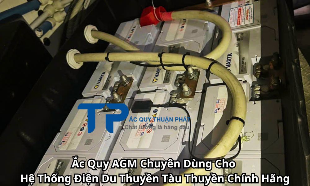 Ắc Quy AGM Chuyên Dùng Cho Hệ Thống Điện Du Thuyền Tàu Thuyền Chính Hãng