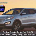 Ắc Quy Chuyên Dùng Cho Xe Ô Tô Hyundai Santa Fe Máy Xăng Đời Cũ Trước 2017