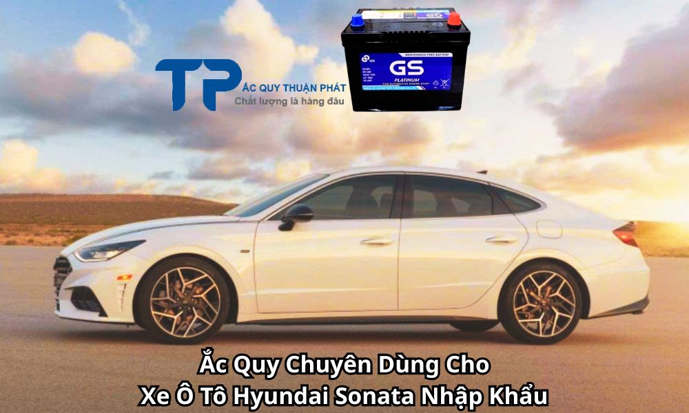 Ắc Quy Chuyên Dùng Cho Xe Ô Tô Hyundai Sonata Nhập Khẩu