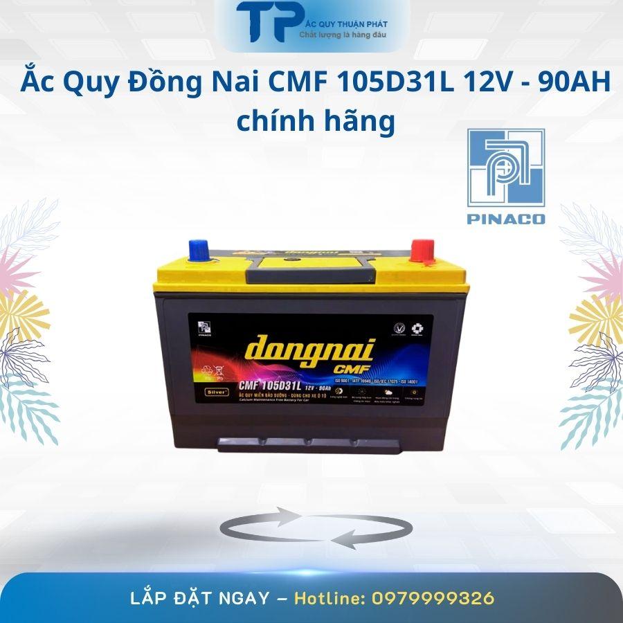 Ắc Quy Đồng Nai CMF 105D31L 12V-90Ah Chính Hãng