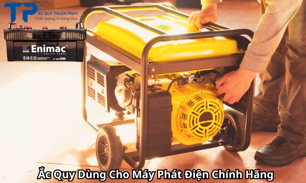 Ắc Quy Dùng Cho Máy Phát Điện Chính Hãng