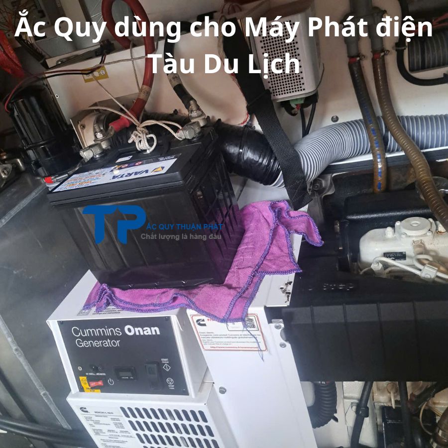 Ắc Quy Dùng Cho Máy Phát Điện Tàu Du Lịch