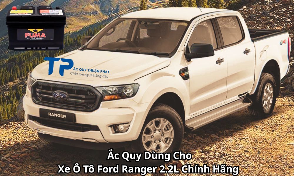 Ắc Quy Dùng Cho Xe Ô Tô Ford Ranger 2.2L Chính Hãng