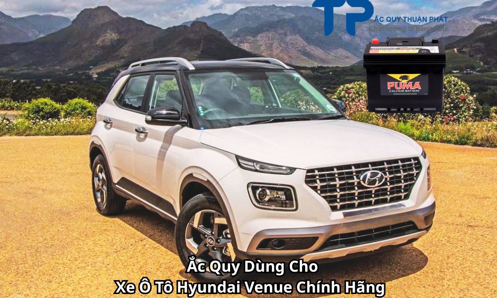 Ắc Quy Dùng Cho Xe Ô Tô Hyundai Venue Chính Hãng