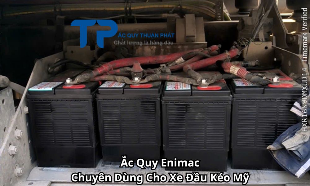 Ắc Quy Enimac Chuyên Dùng Cho Xe Đầu Kéo Mỹ