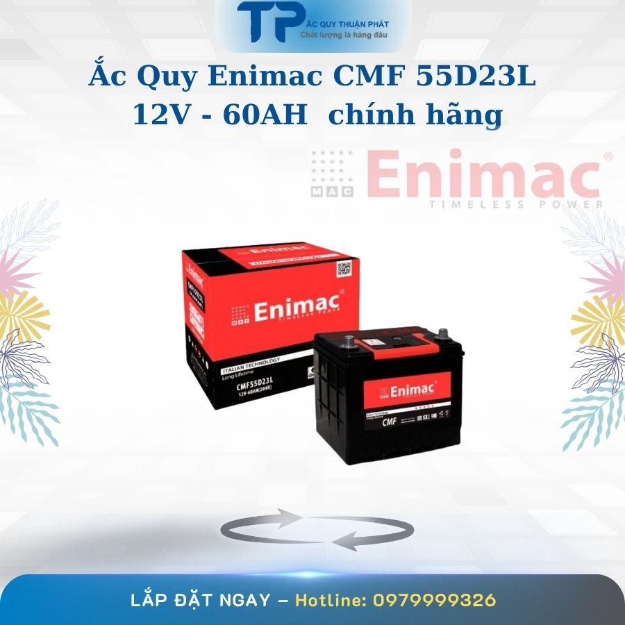 Ắc Quy Enimac CMF 55D23L 12V-60Ah Chính Hãng