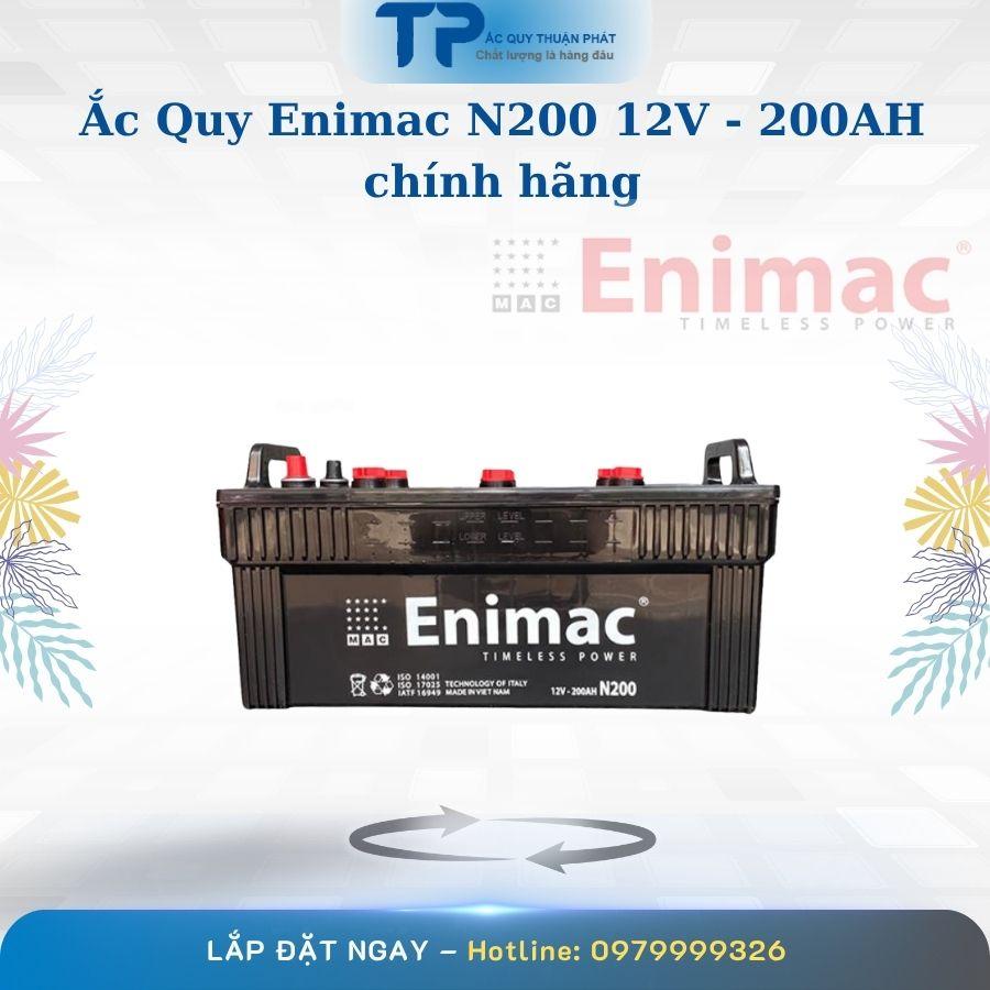 Ắc Quy Enimac N200 12V- 200Ah Chính Hãng
