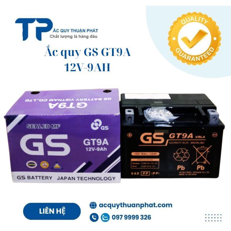 Ắc Quy GS GT9A 12V-9Ah Chính Hãng