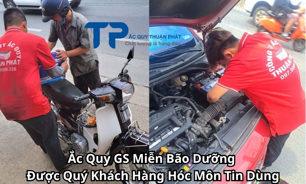 Ắc Quy GS Miễn Bão Dưỡng Được Quý Khách Hàng Hóc Môn Tin Dùng
