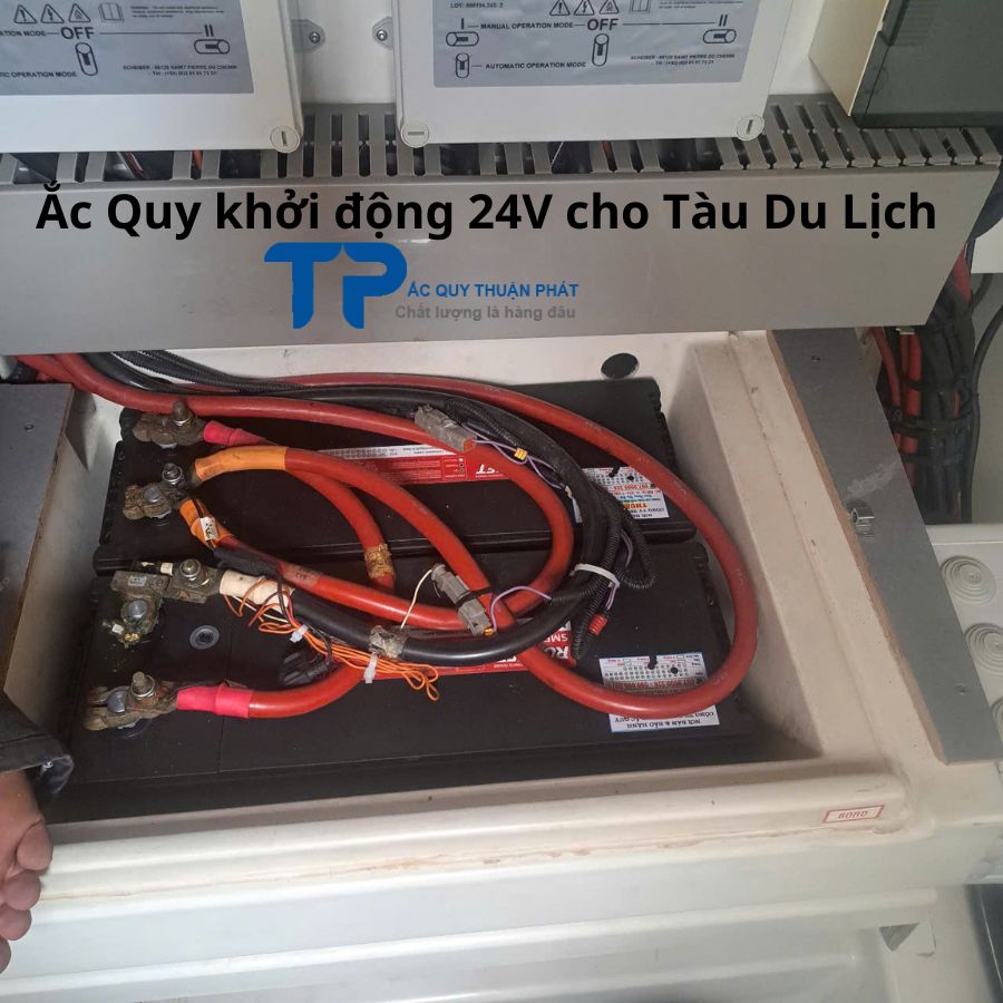 Ắc Quy Khởi Động 24V Cho Tàu Du Lịch