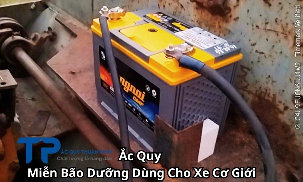 Ắc Quy Miễn Bão Dưỡng Dùng Cho Xe Cơ Giới