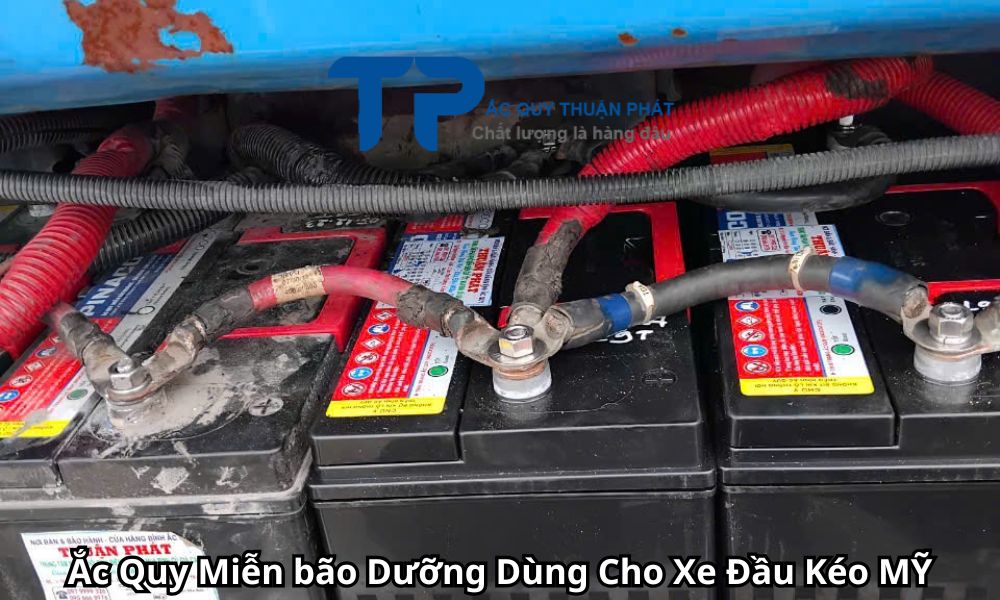 Ắc Quy Miễn bão Dưỡng Dùng Cho Xe Đầu Kéo MỸ