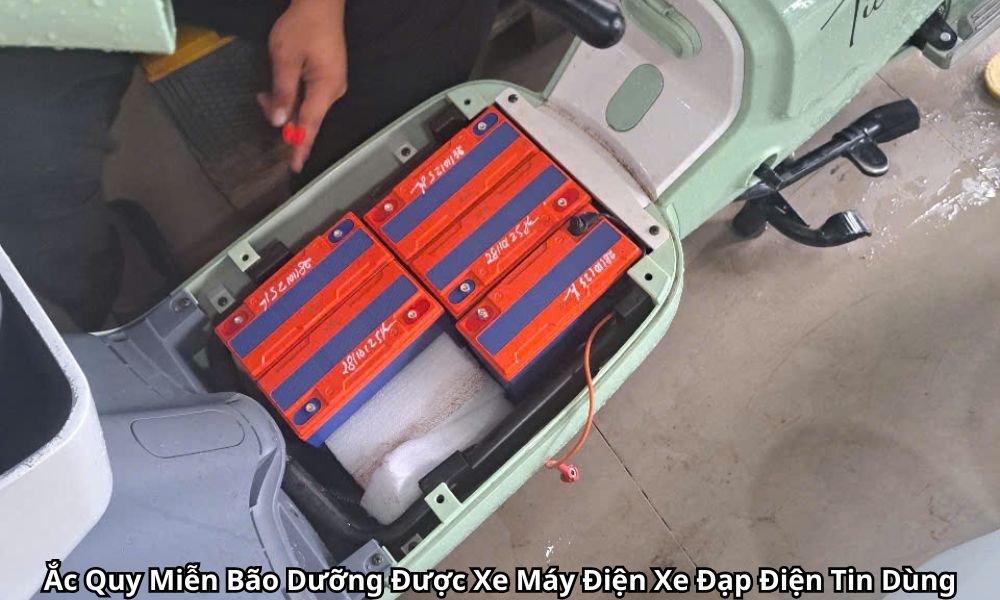 Ắc Quy Miễn Bão Dưỡng Được Xe Máy Điện Xe Đạp Điện Tin Dùng