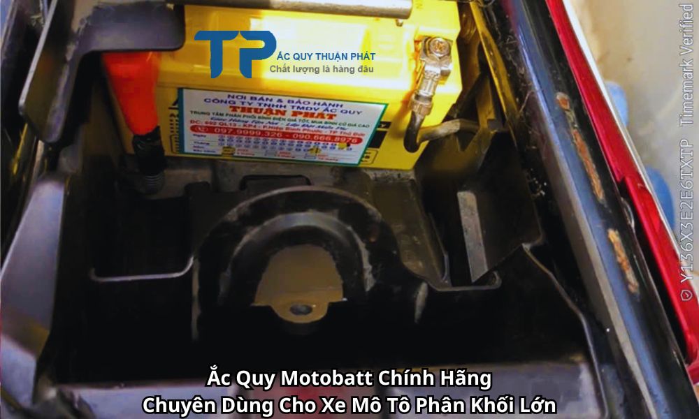 Ắc Quy Motobatt Chính HãngChuyên Dùng Cho Xe Mô Tô Phân Khối Lớn
