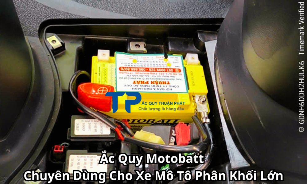 Ắc Quy Motobatt Chuyên Dùng Cho Xe Mô Tô Phân Khối Lớn