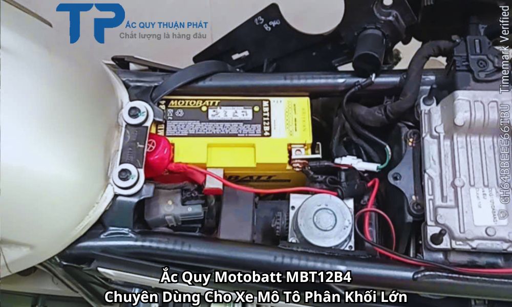 Ắc Quy Motobatt MBT12B4Chuyên Dùng Cho Xe Mô Tô Phân Khối Lớn
