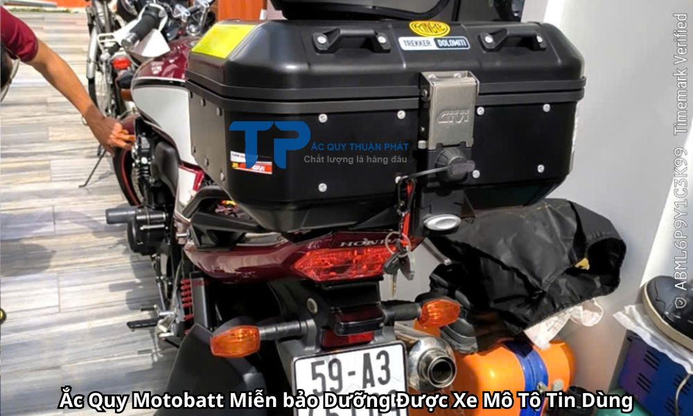 Ắc Quy Motobatt Miễn bảo Dưỡng Được Xe Mô Tô Tin Dùng