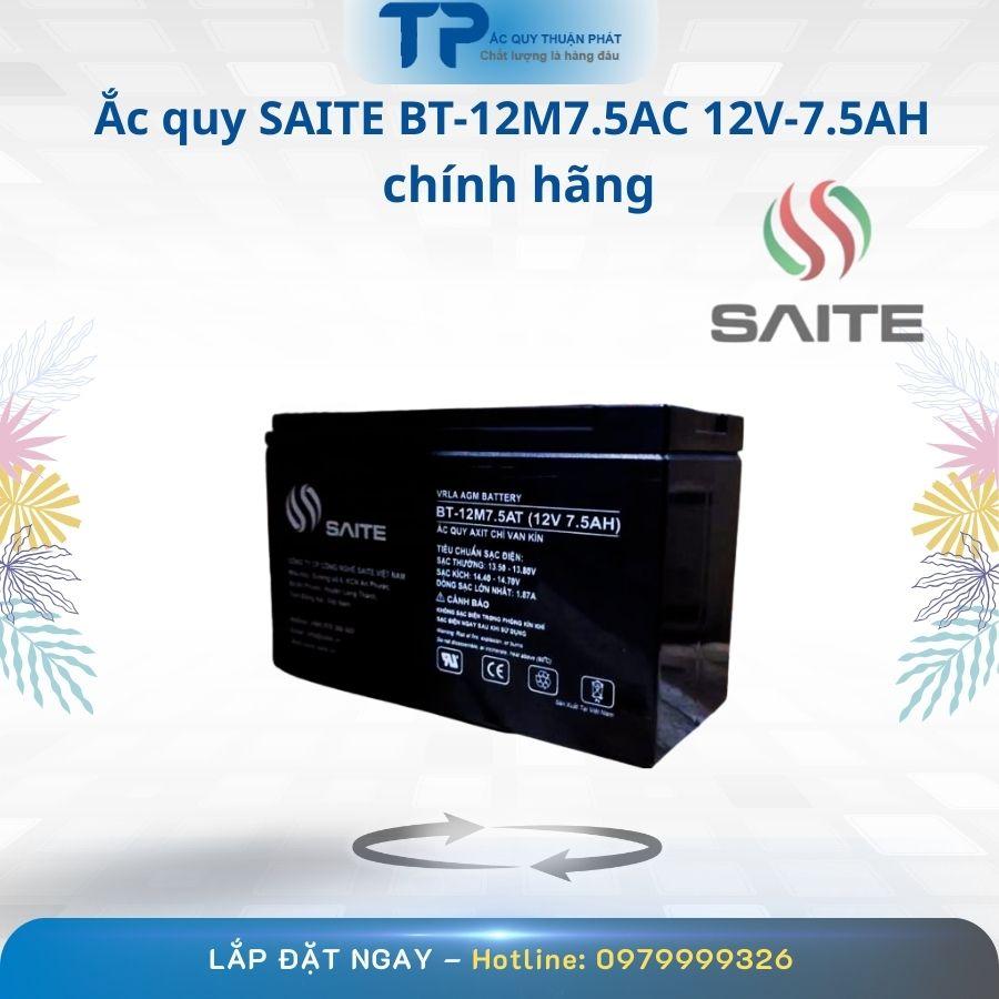 Ắc Quy Saite BT-12M7.5AC 12V-7.5Ah Chính Hãng