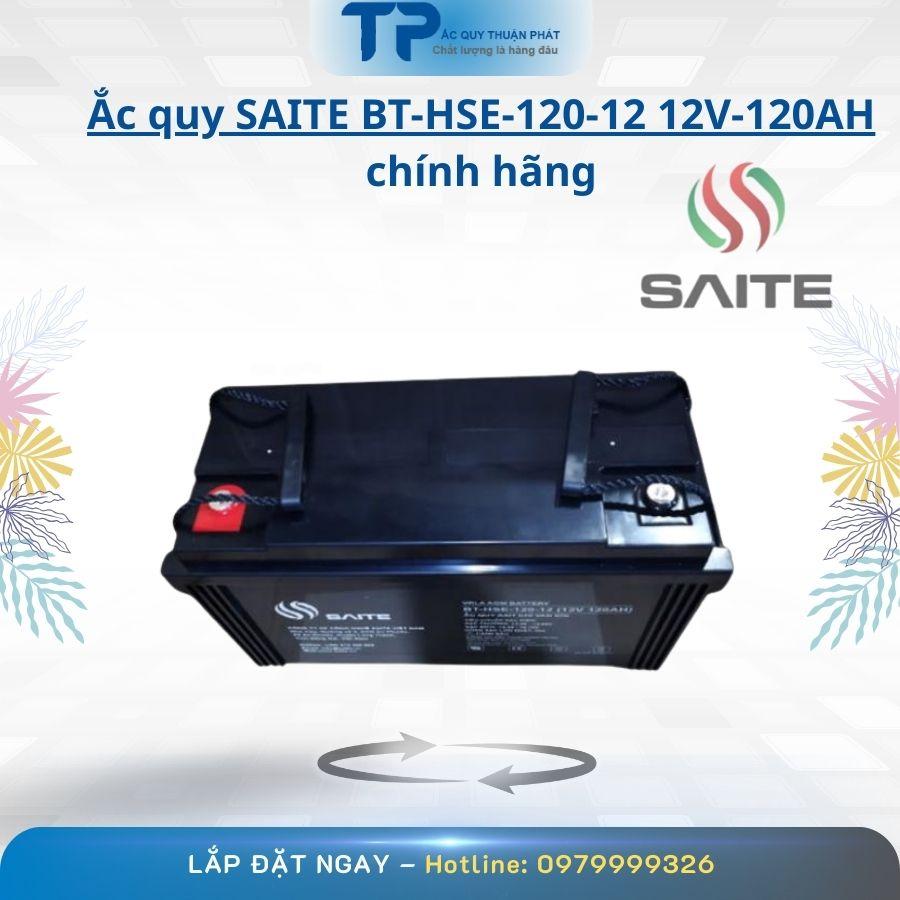Ắc Quy Saite BT-HSE-120-12 12V-120Ah Chính Hãng