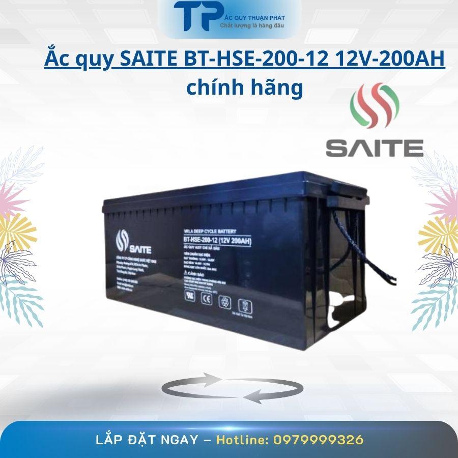 Ắc Quy Saite BT-HSE-200-12 12V-200Ah Chính Hãng