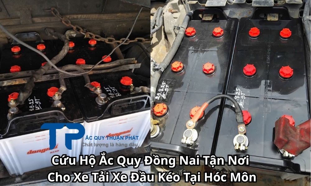 Cứu Hộ Ắc Quy Đồng Nai Tận Nơi Cho Xe Tải Xe Đầu Kéo Tại Hóc Môn