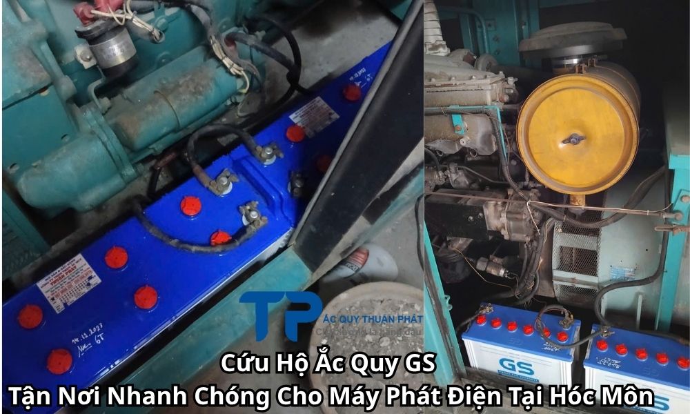 Cứu Hộ Ắc Quy GS Tận Nơi Nhanh Chóng Cho Máy Phát Điện Tại Hóc Môn