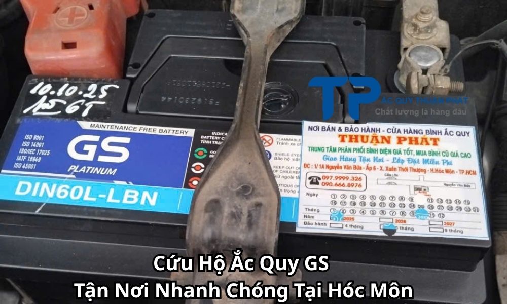 Cứu Hộ Ắc Quy GS Tận Nơi Nhanh Chóng Tại Hóc Môn