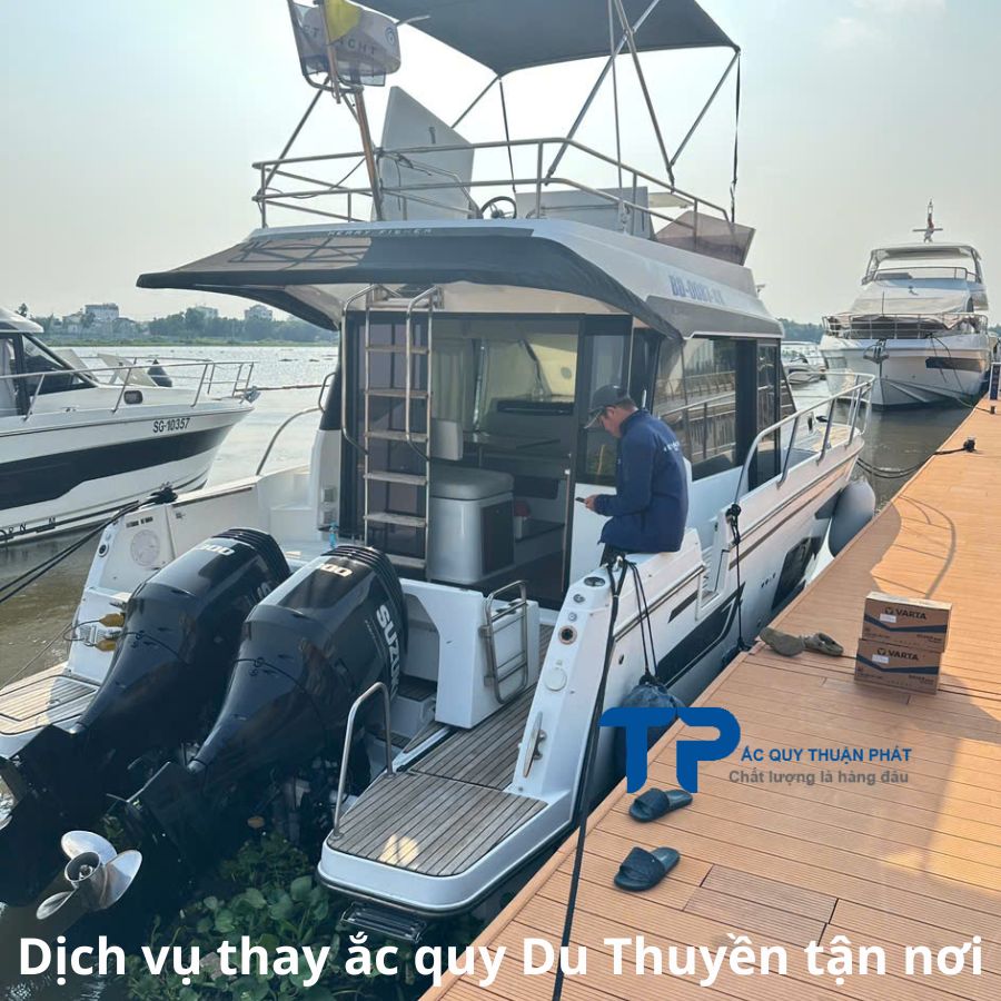 Dịch Vụ Thay Ắc Quy Du Thuyền Tận Nơi