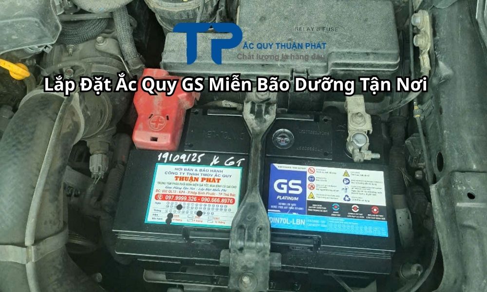 Lắp Đặt Ắc Quy GS Miễn Bão Dưỡng Tận Nơi