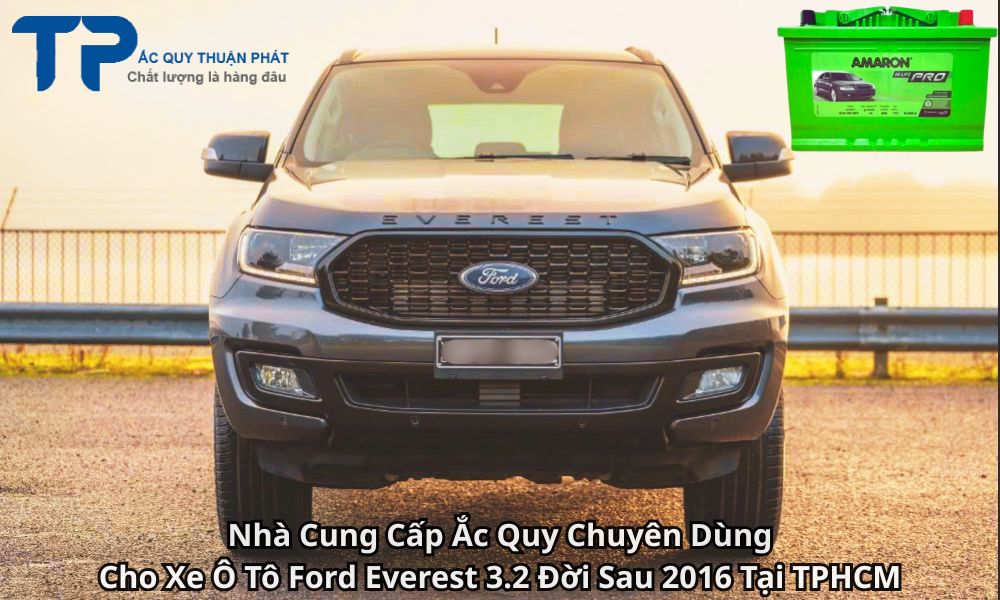Nhà Cung Cấp Ắc Quy Chuyên Dùng Cho Xe Ô Tô Ford Everest 3.2 Đời Sau 2016 Tại TPHCM