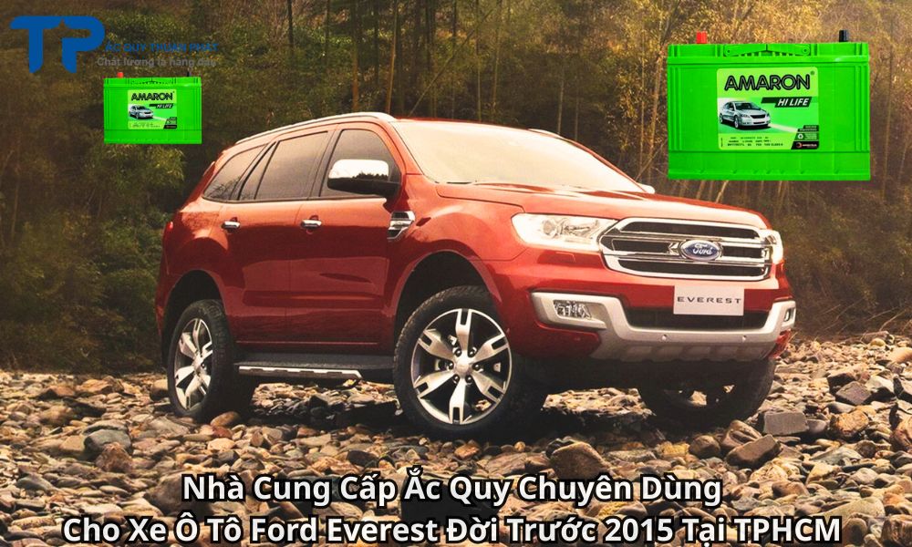 Nhà Cung Cấp Ắc Quy Chuyên Dùng Cho Xe Ô Tô Ford Everest Đời Trước 2015 Tại TPHCM