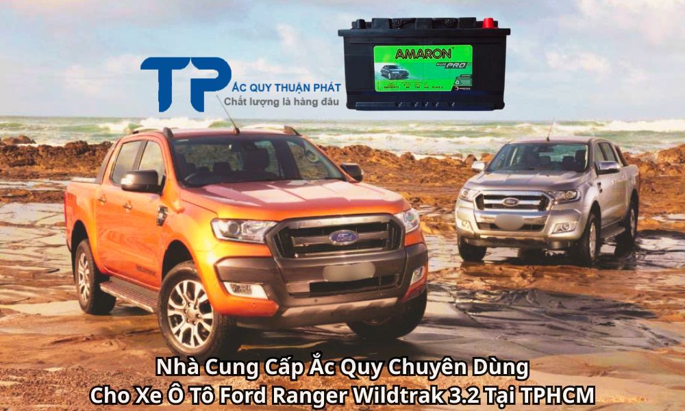 Nhà Cung Cấp Ắc Quy Chuyên Dùng Cho Xe Ô Tô Ford Ranger Wildtrak 3.2 Tại TPHCM