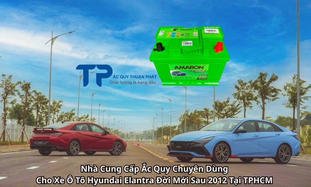 Nhà Cung Cấp Ắc Quy Chuyên Dùng Cho Xe Ô Tô Hyundai Elantra Đời Mới Sau 2012 Tại TPHCM