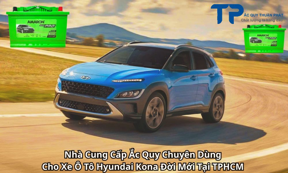 Nhà Cung Cấp Ắc Quy Chuyên Dùng Cho Xe Ô Tô Hyundai Kona Đời Mới Tại TPHCM