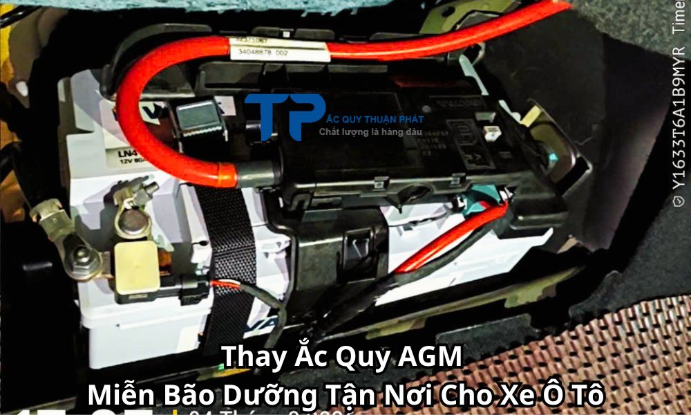 Thay Ắc Quy AGM Miễn Bão Dưỡng Tận Nơi Cho Xe Ô Tô