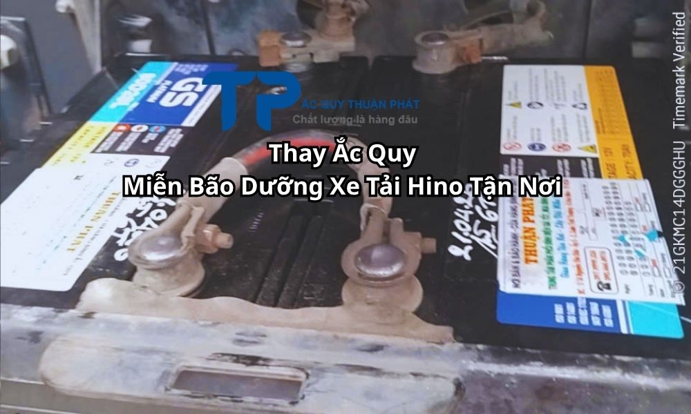 Thay Ắc Quy Miễn Bão Dưỡng Xe Tải Hino Tận Nơi