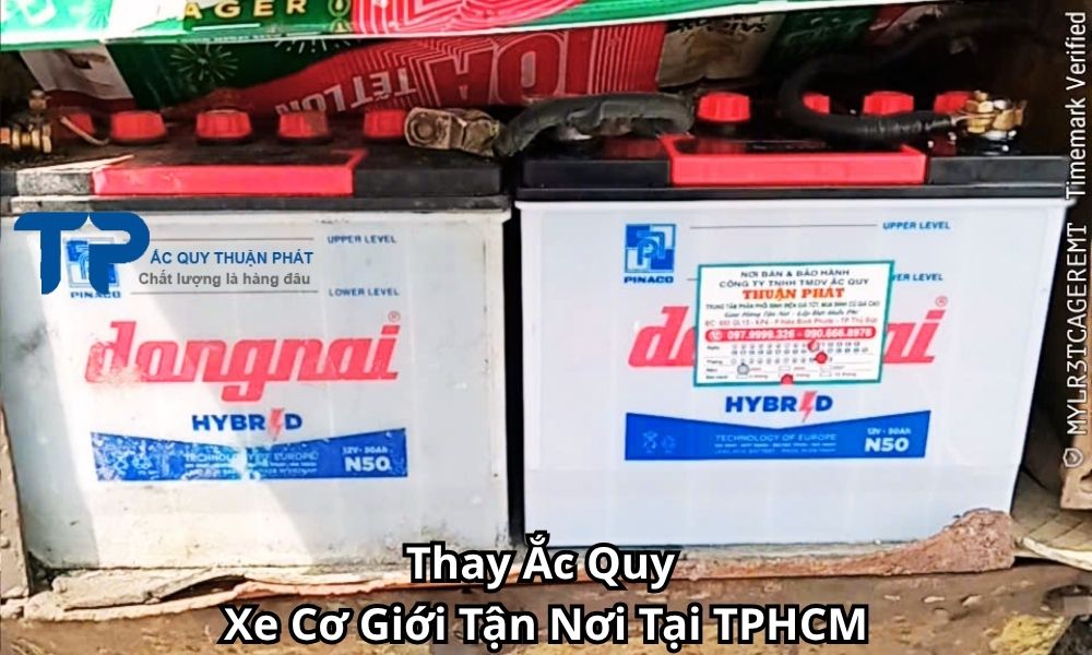 Thay Ắc Quy Xe Cơ Giới Tận Nơi Tại TPHCM