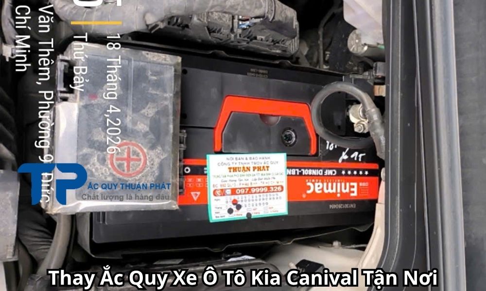 Thay Ắc Quy Xe Ô Tô Kia Canival Tận Nơi