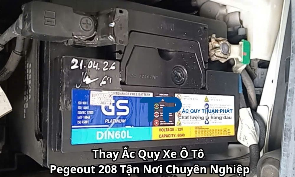 Thay Ắc Quy Xe Ô Tô Pegeout 208 Tận Nơi Chuyên Nghiệp