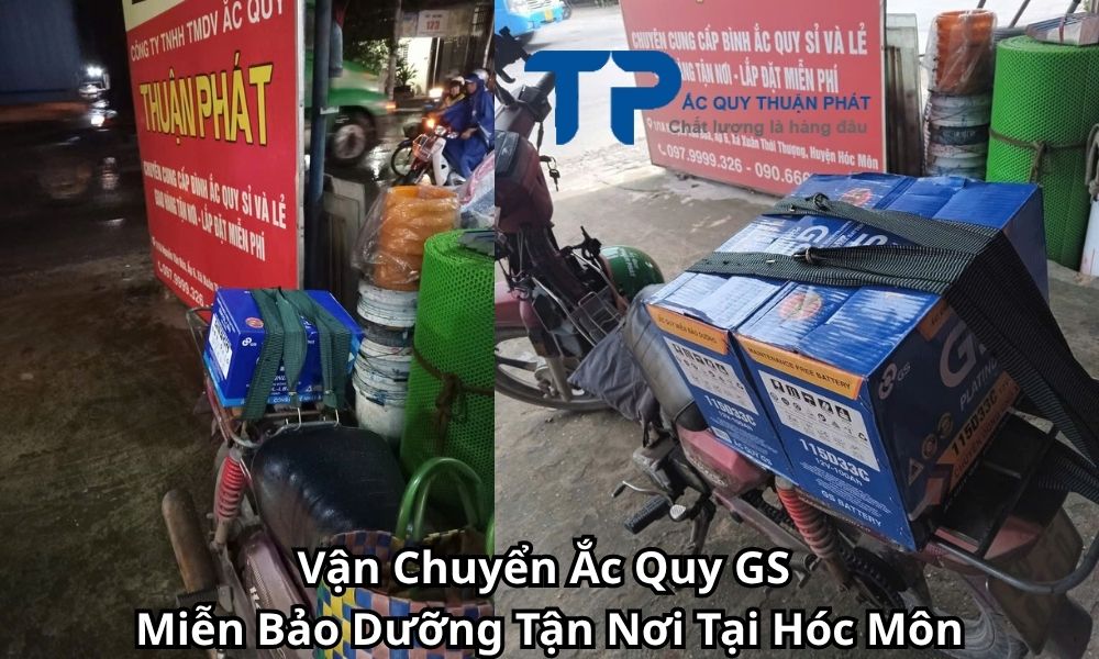 Vận Chuyển Ắc Quy GS Miễn Bảo Dưỡng Tận Nơi Tại Hóc Môn
