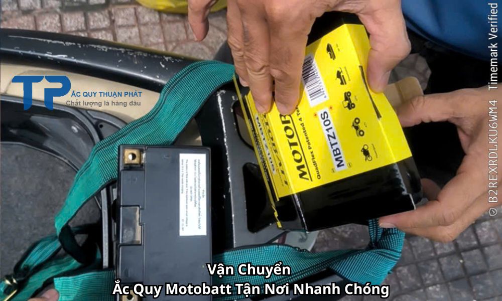Vận Chuyển Ắc Quy Motobatt Tận Nơi Nhanh Chóng