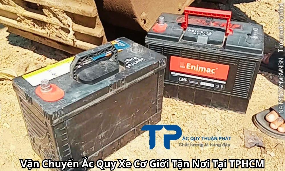 Vận Chuyển Ắc Quy Xe Cơ Giới Tận Nơi Tại TPHCM
