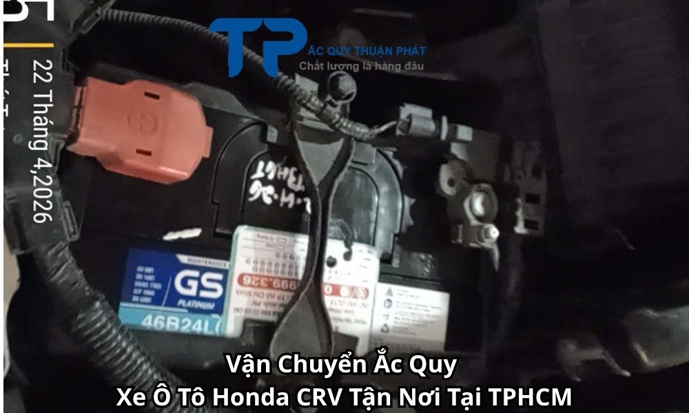 Vận Chuyển Ắc Quy Xe Ô Tô Honda CRV Tận Nơi Tại TPHCM
