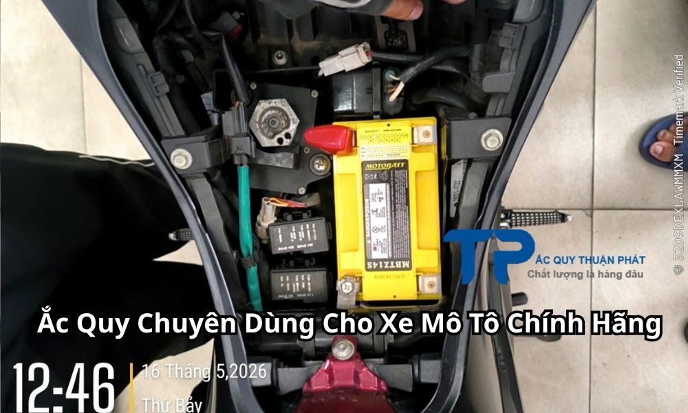 Ắc Quy Chuyên Dùng Cho Xe Mô Tô Chính Hãng