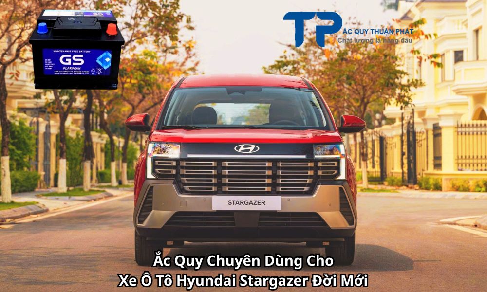 Ắc Quy Chuyên Dùng Cho Xe Ô Tô Hyundai Stargazer Đời Mới