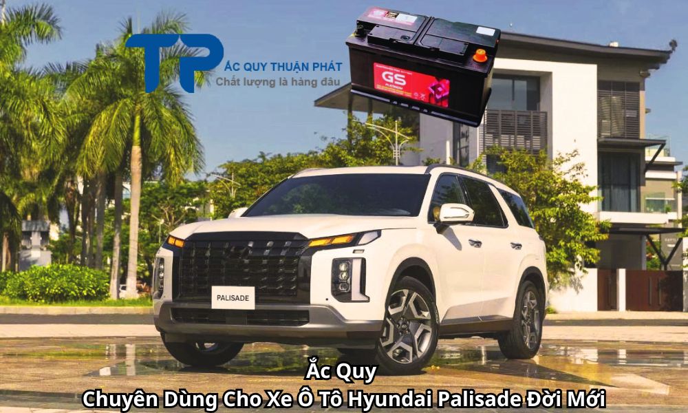 Ắc Quy Chuyên Dùng Cho Xe Ô Tô Hyundai Palisade Đời Mới