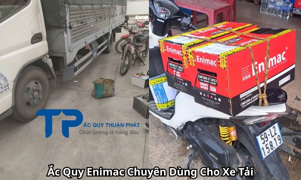 Ắc Quy Enimac Chuyên Dùng Cho Xe Tải