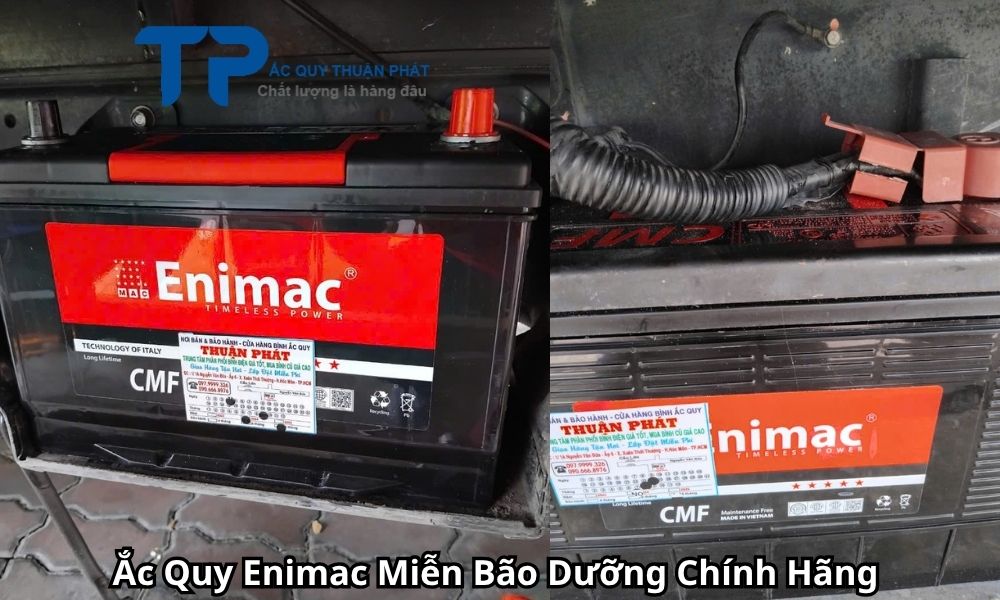 Ắc Quy Enimac Miễn Bão Dưỡng Chính Hãng