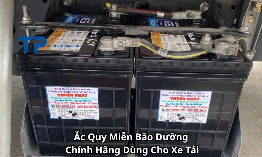Ắc Quy Miễn Bão Dưỡng Chính Hãng Dùng Cho Xe Tải
